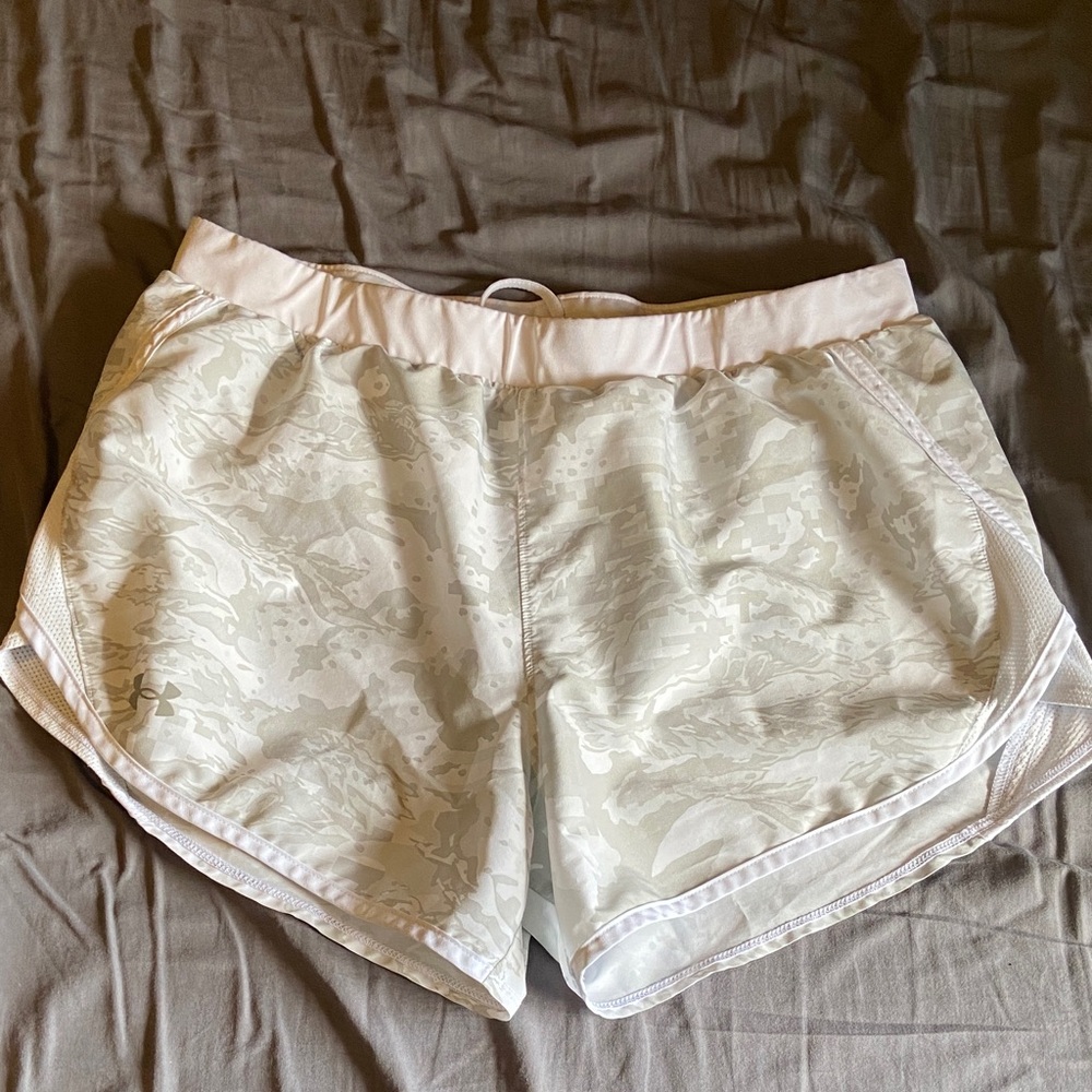 Under Armour White Athletic Shorts